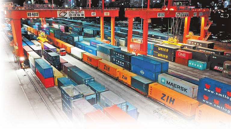 用時縮減近30% 河南首列全程時刻表中歐班列開行